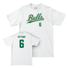 USF Football White Script Comfort Colors Tee - Jamie Pettway Small