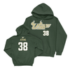 USF Football Green Wordmark Hoodie - Sean Atkins Small