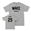 Wake Forest Football Sport Grey Wordmark Tee - Christian Greene Small