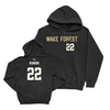 Wake Forest Football Black Sideline Hoodie - Demarcus Rankin Small