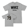 Wake Forest Football Sport Grey Wordmark Tee - George Steih Small