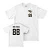 Wake Forest Football White Logo Comfort Colors Tee - Ian Ver Steeg Small