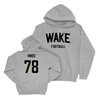 Wake Forest Football Sport Grey Wordmark Hoodie - Jack Hines Small