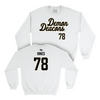 Wake Forest Football White Script Crew - Jack Hines Small