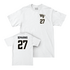 Wake Forest Women's Soccer White Logo Comfort Colors Tee - Nadia DeMarinis Small