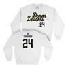 Wake Forest Women's Soccer White Script Crew - Zara Chavoshi Small