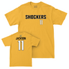 Wichita State Women's Basketball Gold Shockers Tee - Jordan Jackson Small