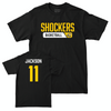 Wichita State Women's Basketball Black Staple Tee - Jordan Jackson Small