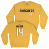 Wichita State Women's Volleyball Gold Shockers Crew - Maddie Wilson Small