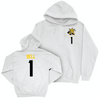 Wichita State Men's Basketball White Logo Hoodie - Xavier Bell Small