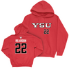 Youngstown State Football Red Sideline Hoodie - Matthew Reardon Small