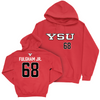 Youngstown State Football Red Sideline Hoodie - TJ Fulgham Jr. Small