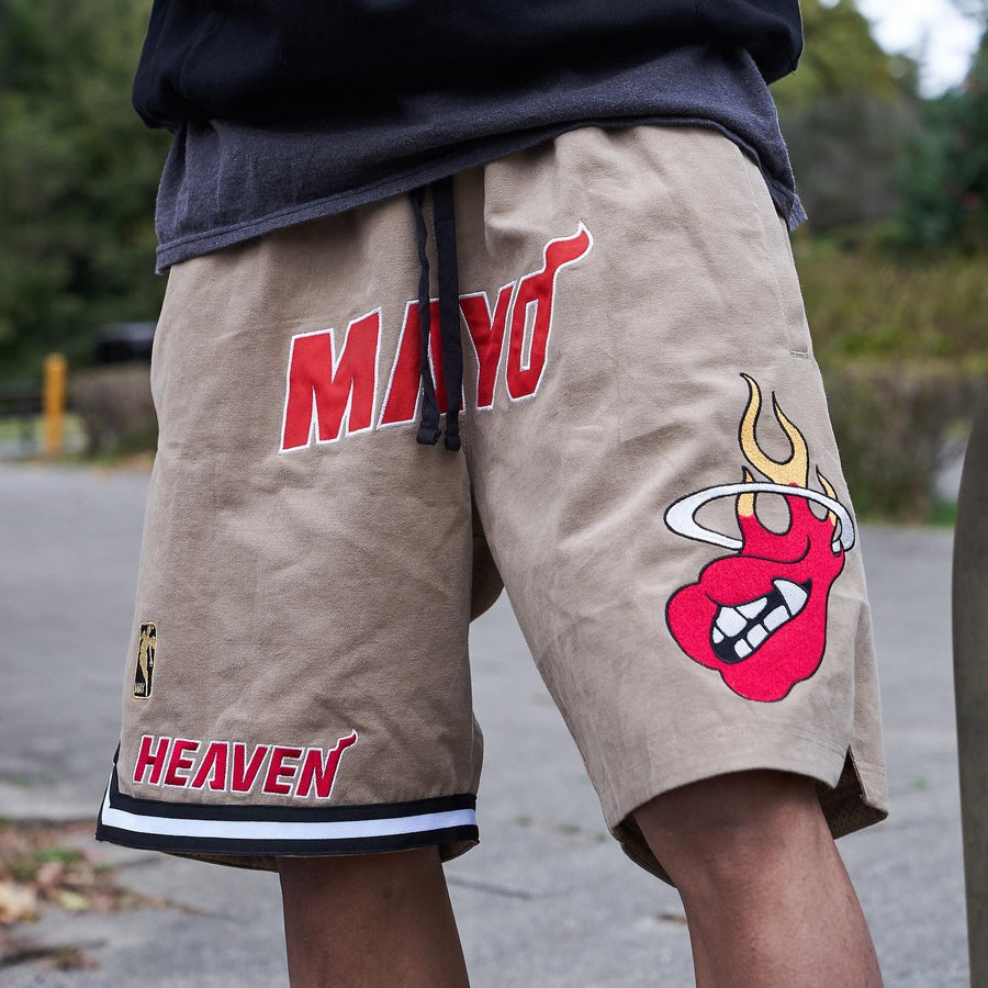 激安ブランド MAYO メイヨー Stairway to heaven SHORTS abamedyc.com