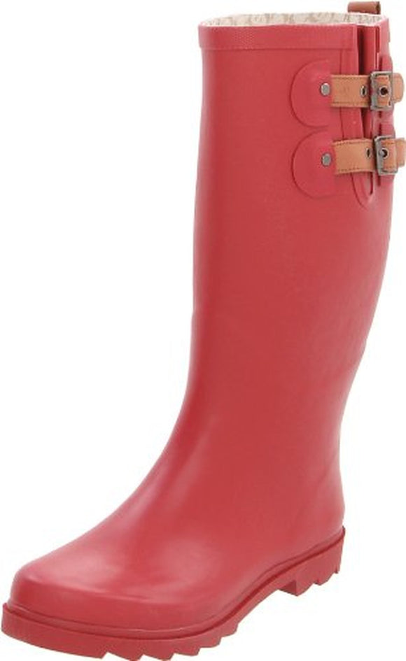 Chooka Women's Top Solid Red Boot,Red,9 M US