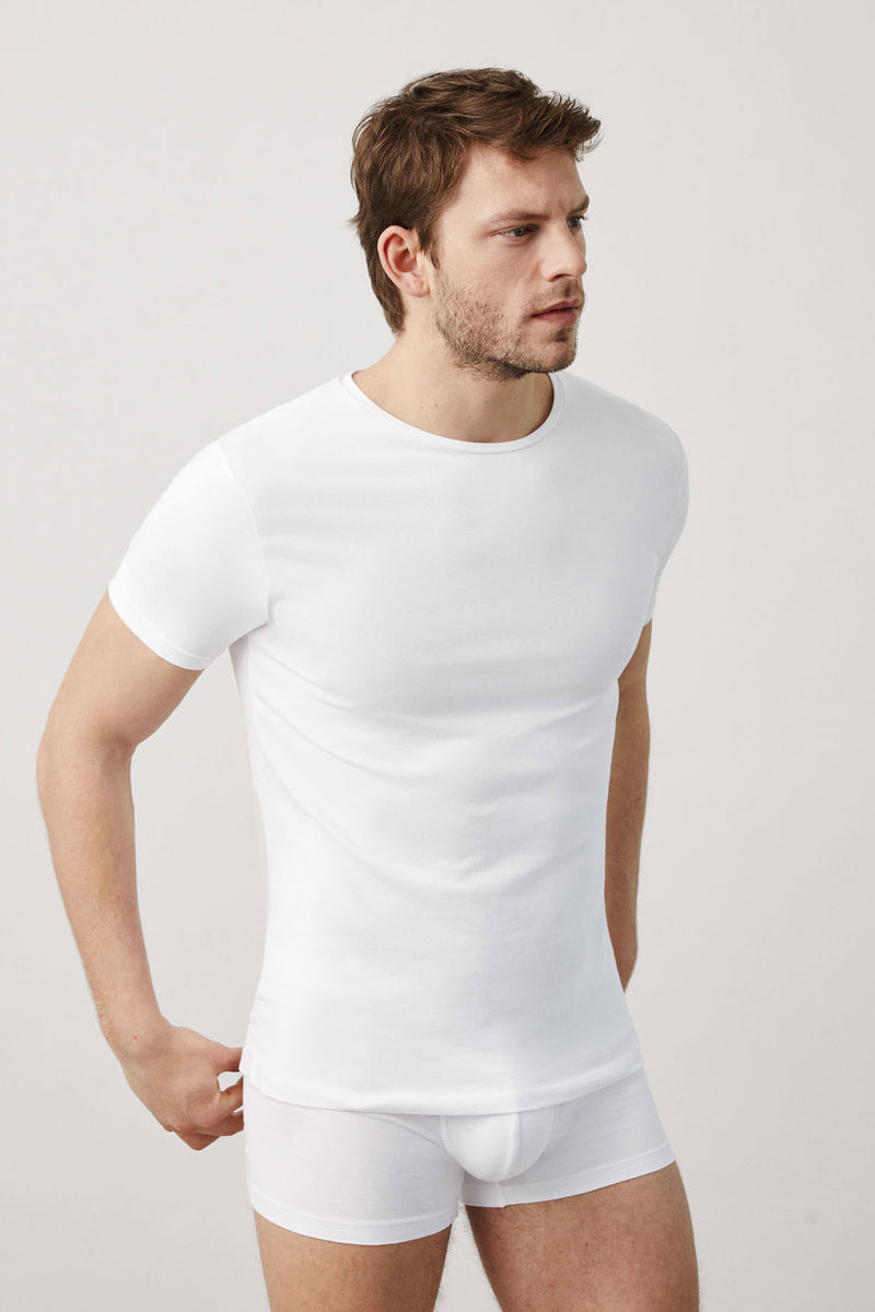 Comprar camisetas interior para hombre de manga corta