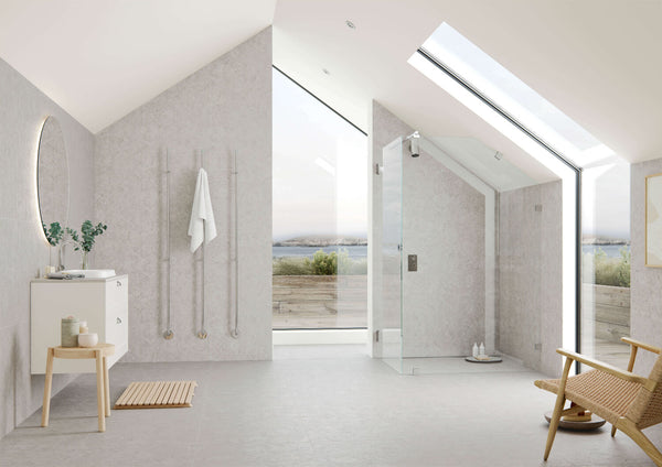 Iconic Nordic Rooms INR med måltilpasset dusj og stilige skandinaviske baderomsmøbler