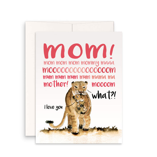 Possum Mom Birthday Cards Funny Gifts For Moms – Liyana Studio