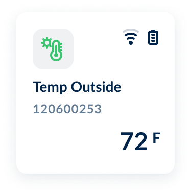 WSG Wireless Temperature Sensor with External Probe