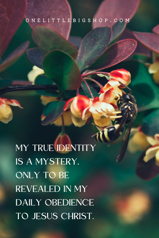 True Identity Affirmation Pinterest Graphic