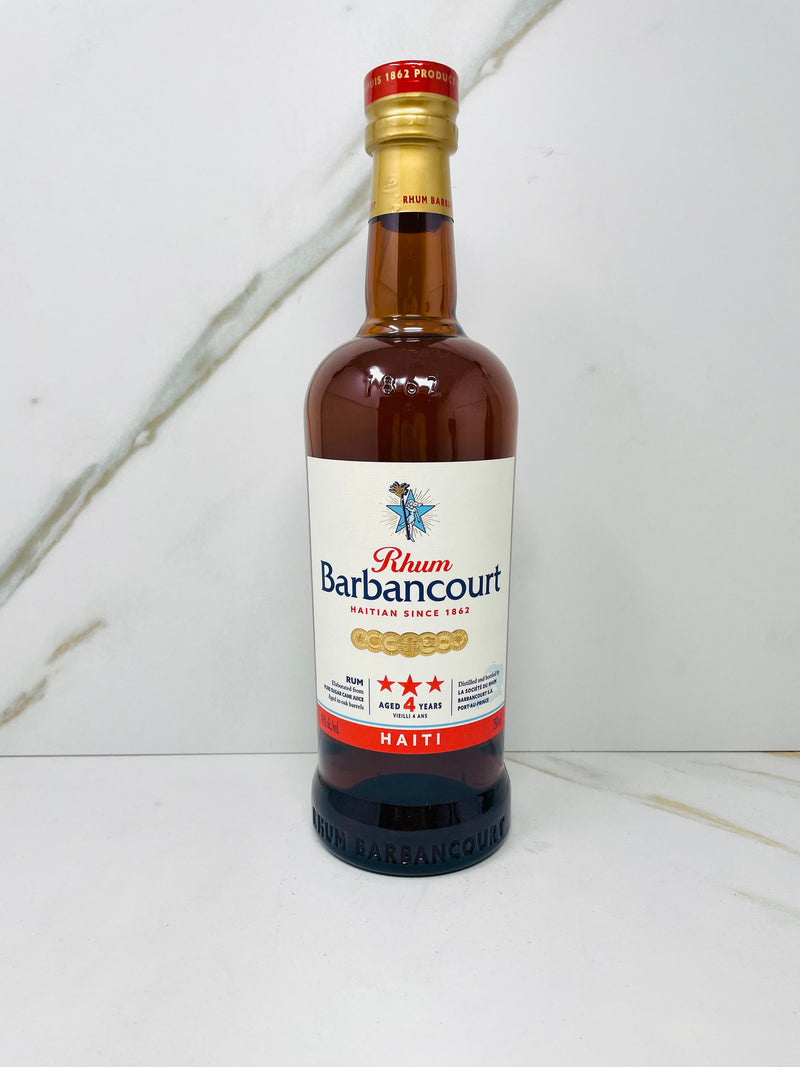 Rhum Barbancourt, ''Three Star'' Four Year Old Rum, Haiti, 750mL