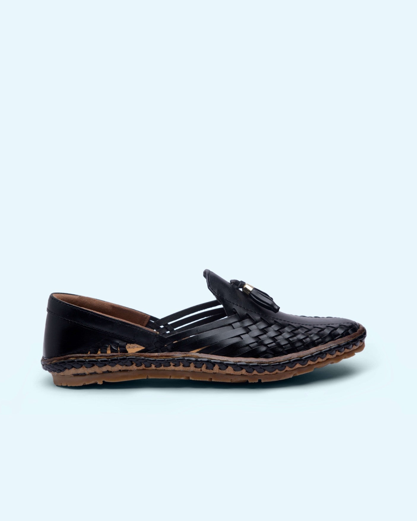 brixton weave lace loafers