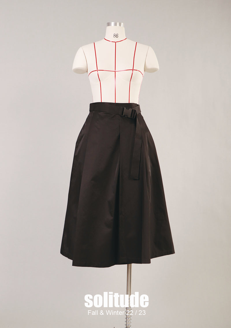Black Woven Skirt