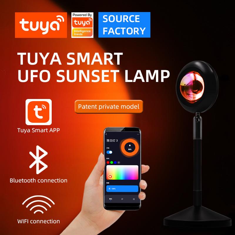 Puloux Smart UFO Sunset Lamp App Control DIY Colors Projection LED Light