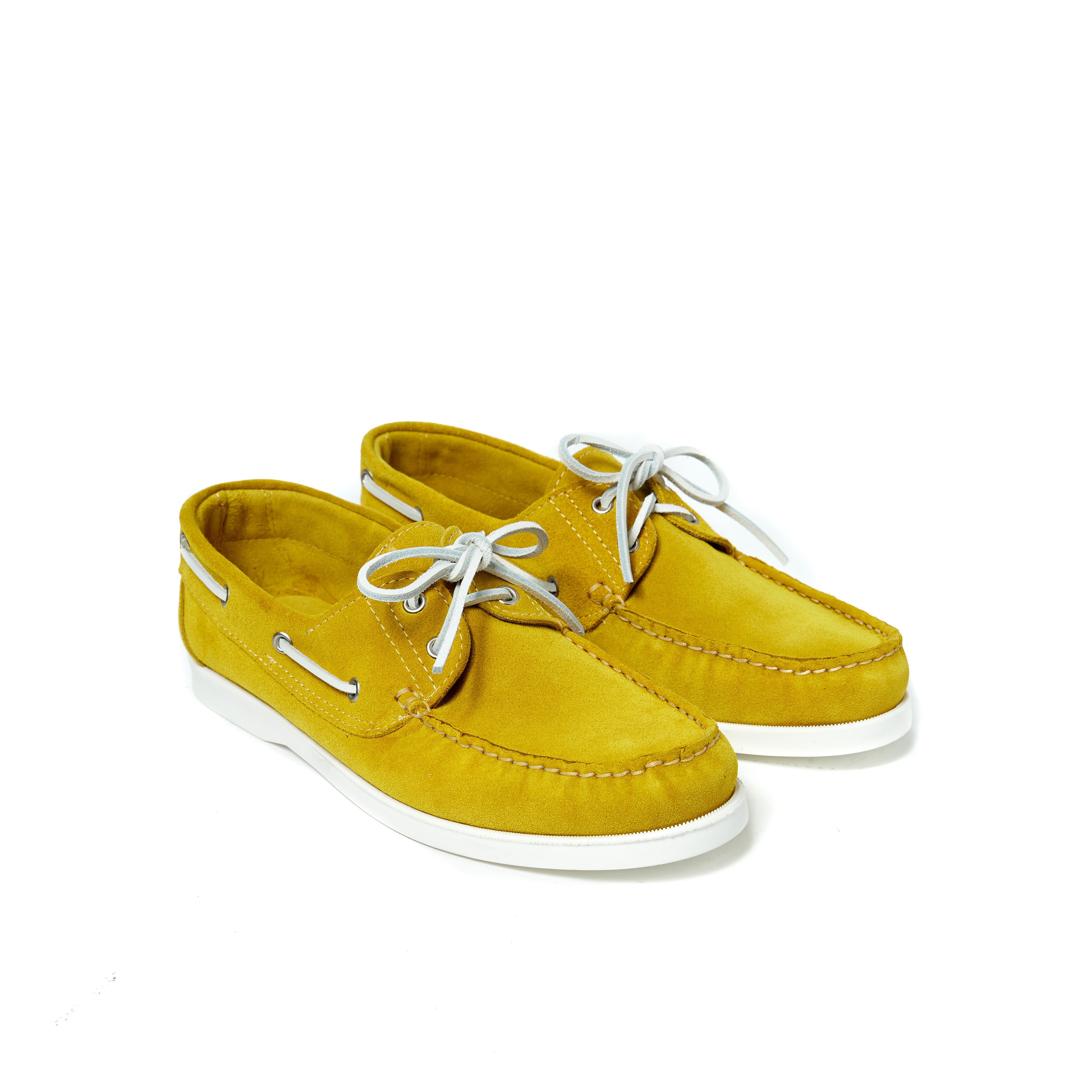 yellow boat shoes for women