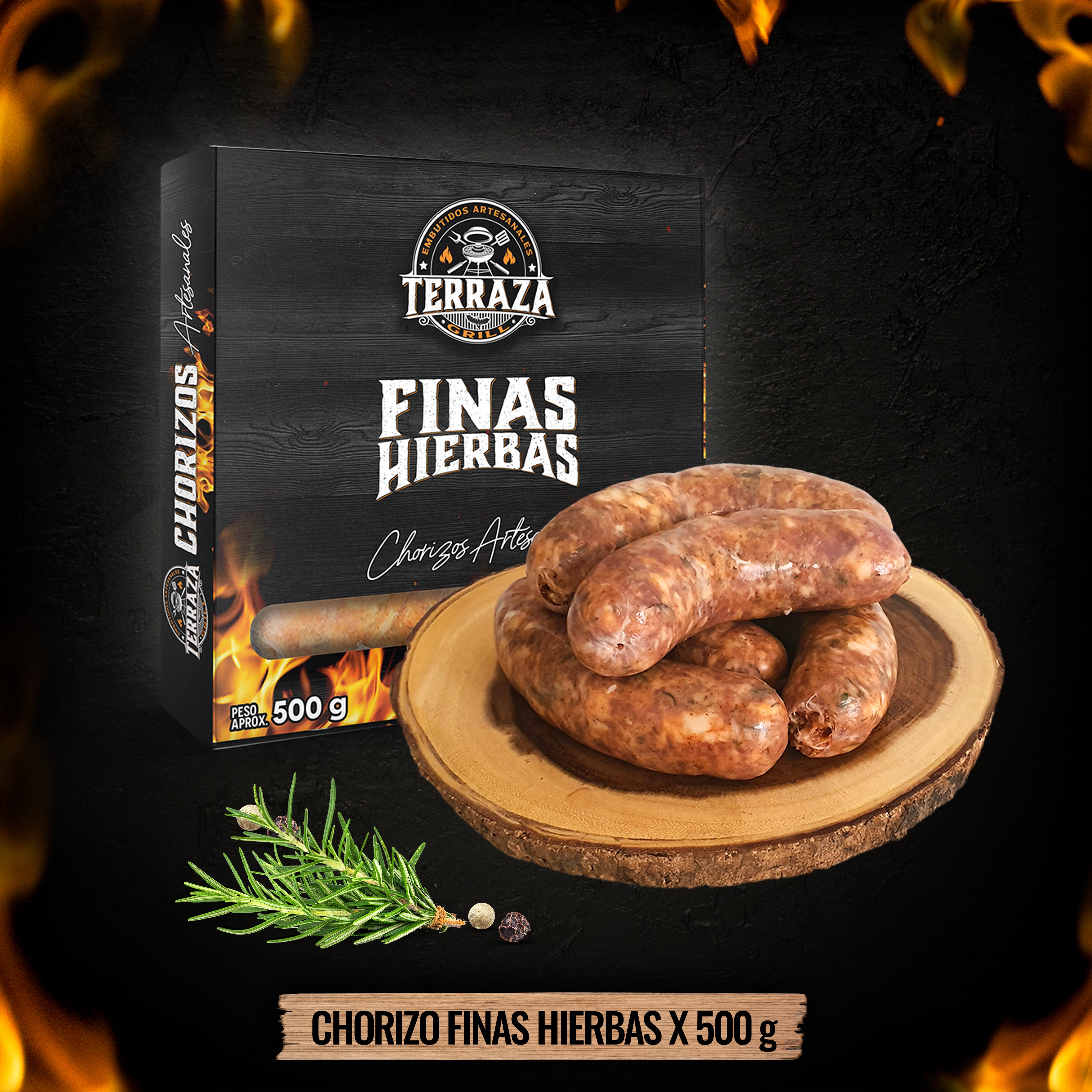 Chorizo Finas Hierbas x 560 g. – Terraza Grill