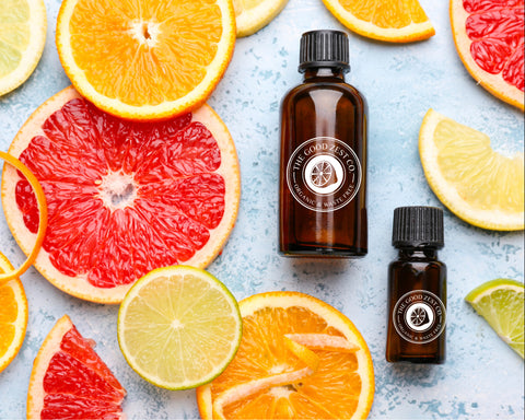 Organic essential citrus oil for emotional wellbeing