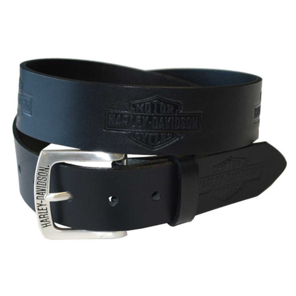 Harley-Davidson Women's Belt, Crystal H-D Font, Black Leather HDWBT10627