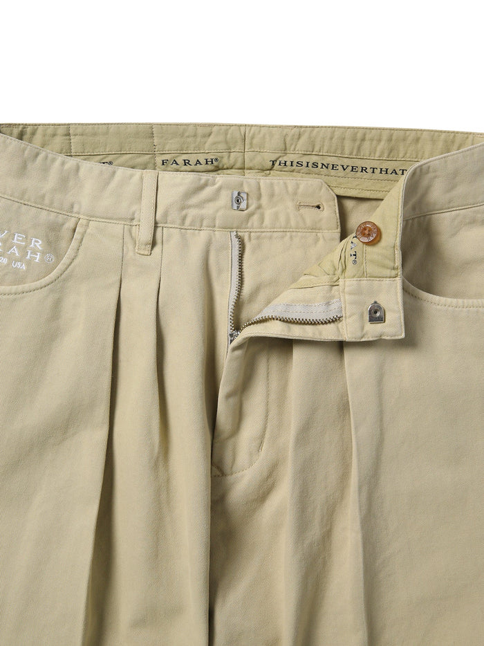 TNT FARAH Chino Pant Beige SIZE M - ワークパンツ