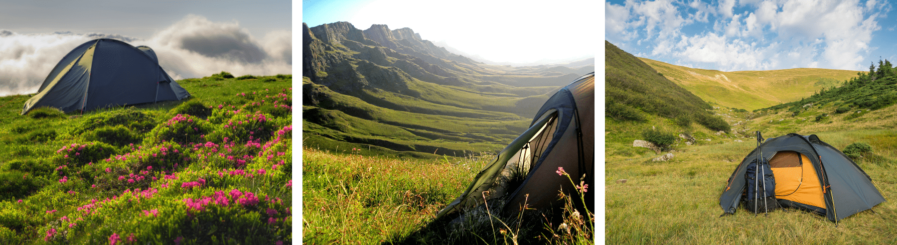אוהל באתר קמפינג ומחנאות