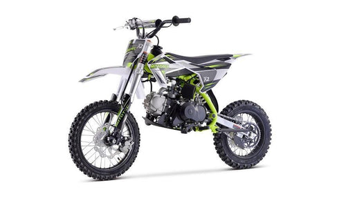 MotoTec X3 125cc 4-Stroke Gas Dirt Bike Green — Urban Bikes Direct