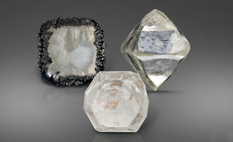 CVD HPHT Natural diamond roughs