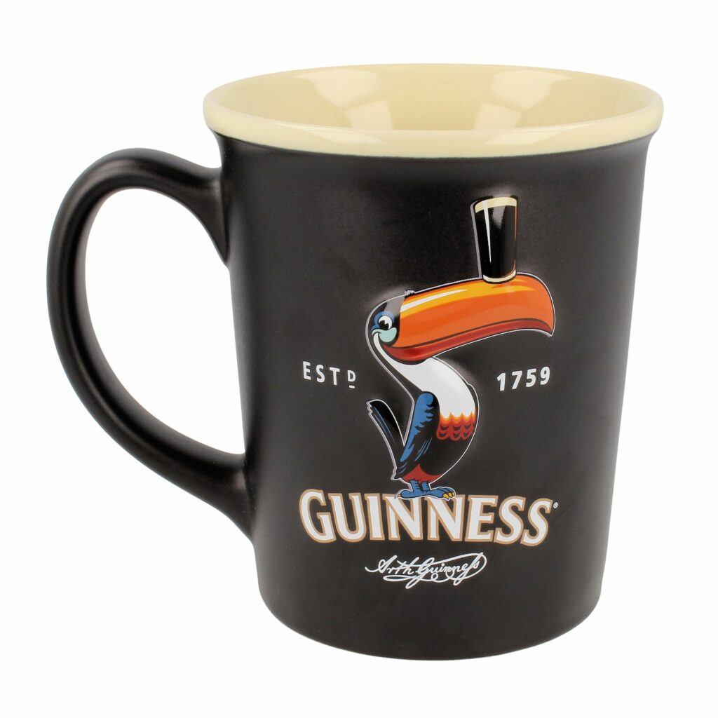 SET OF 2 Guinness Toucan Turtle Lovely Day for a Guinness Pint Beer Glass  Rare