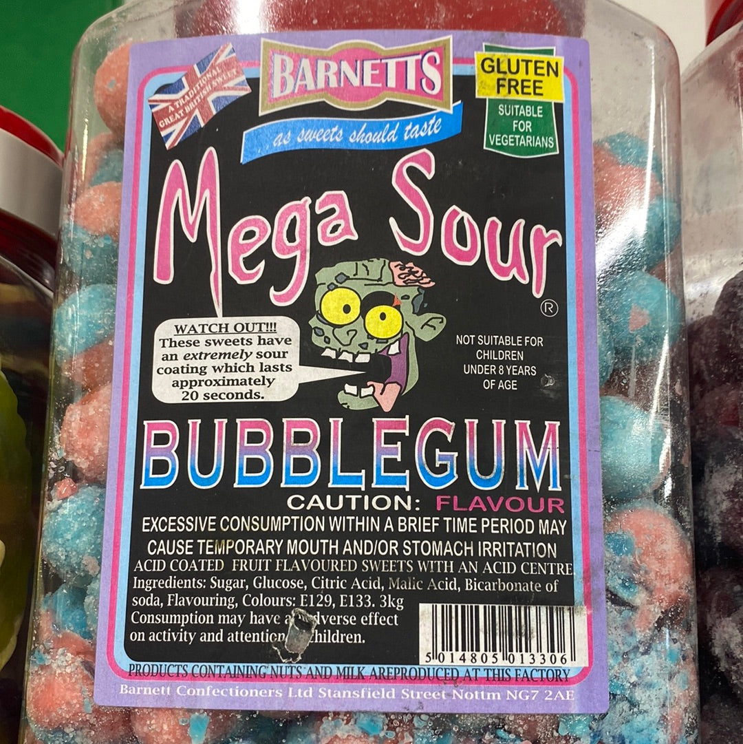 Barnetts Fruits Mega Sours - 100g - Berry BonBon