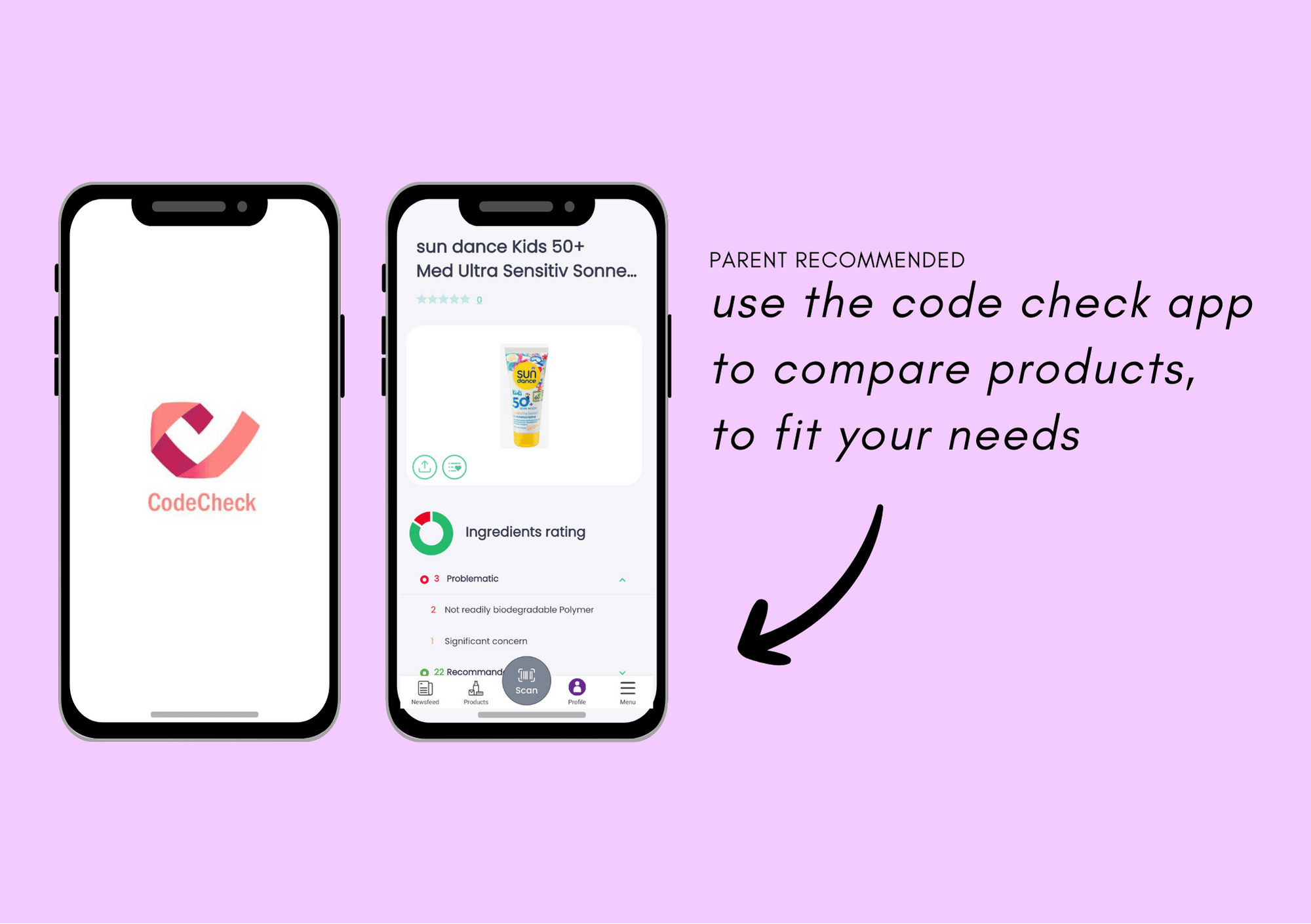 code check app for kids mineral spf 50 sunscreen
