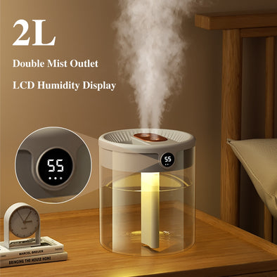 800ML Anti-Gravity Water Droplet Humidifier with LED Display – Mecco Shop