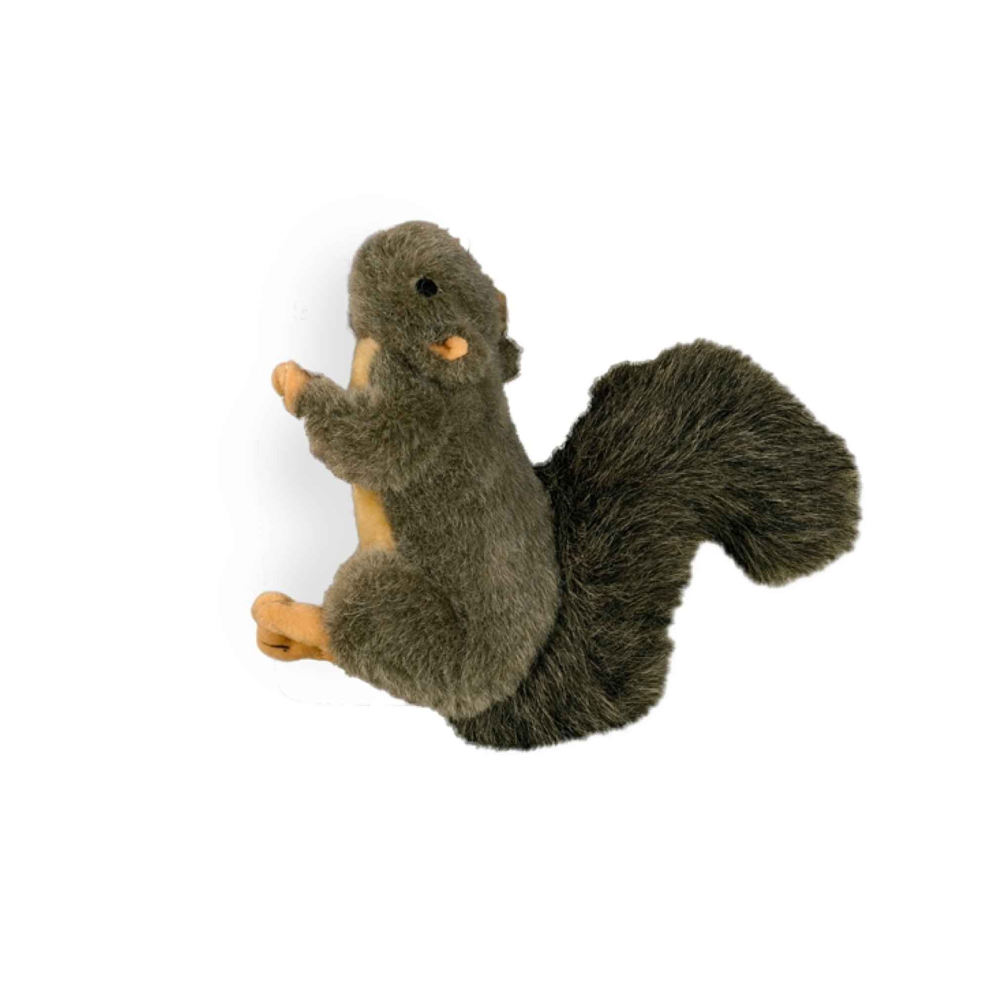 plush squirrel dog toy