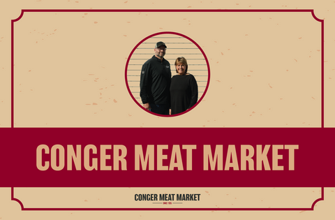 Conger Meat Market is owned locally by Darcy and Jeremy Johnson