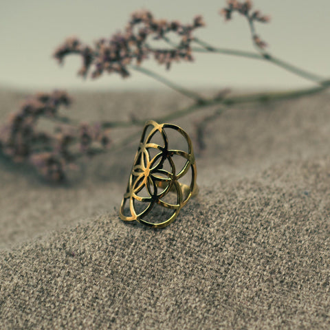 Ring mit Lebensblume