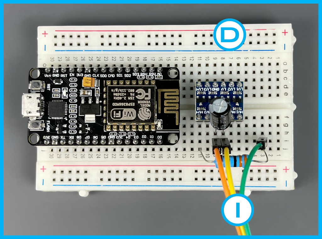 LED Matrix Breadboard Connections