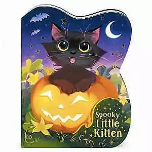 Spooky Little Kitten Halloween Cat-Shaped Board Book (2020) VERY GOOD