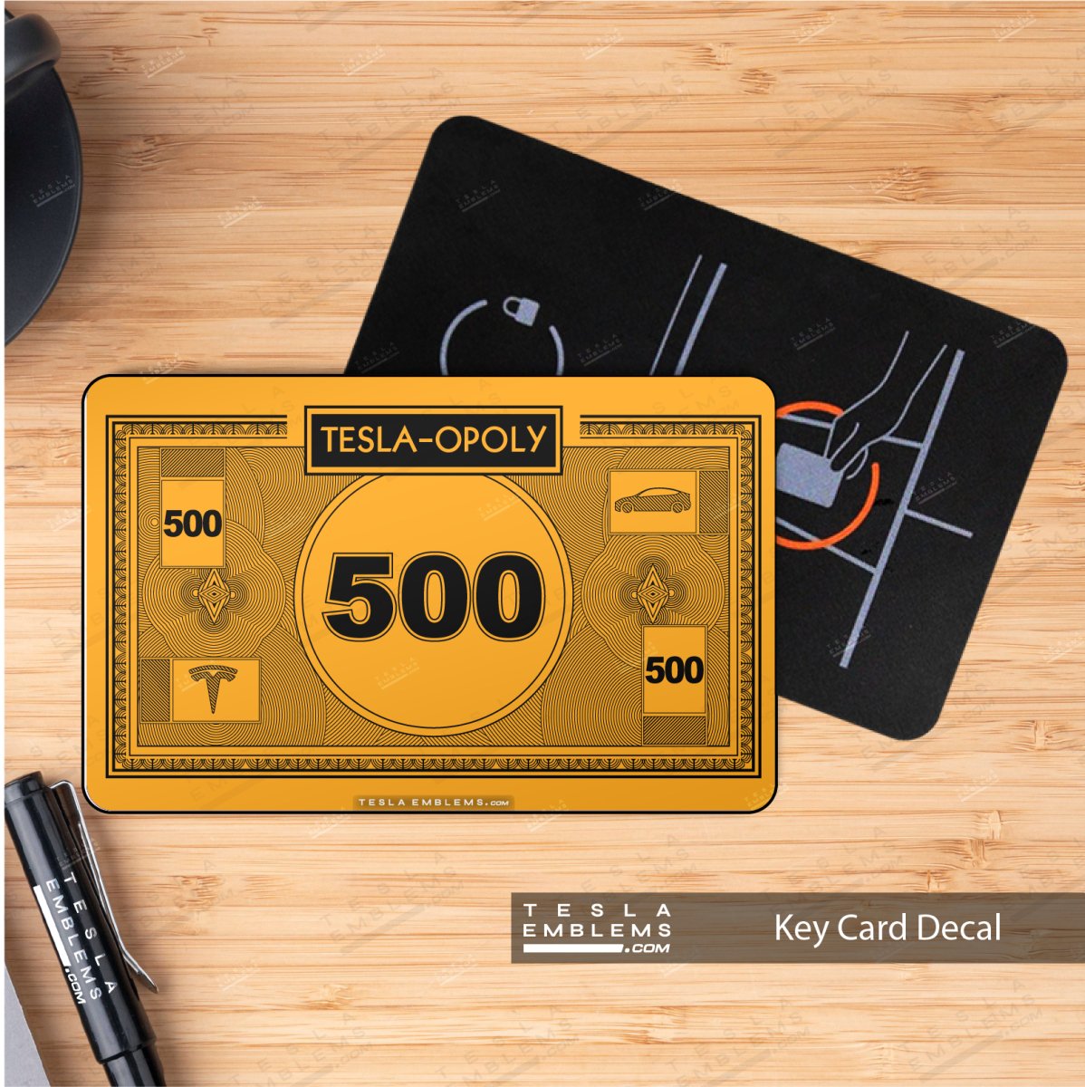 Monopoly Money NFC Keycard Decal