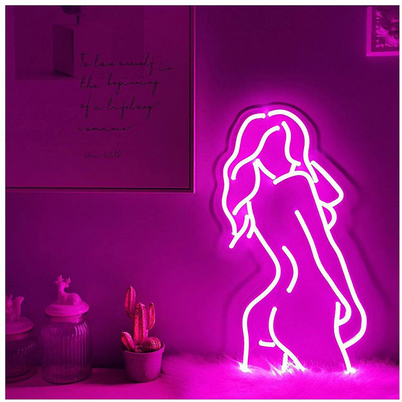 lady neon light