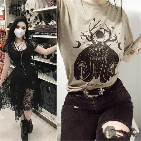 soft goth fashion outfit vs goth fashion outfit