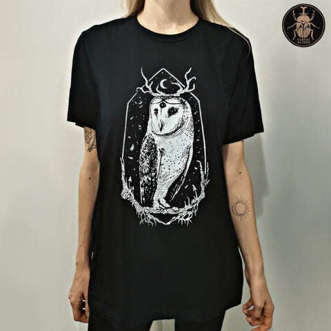 stolas the demon print on a witchy goth t-shirt