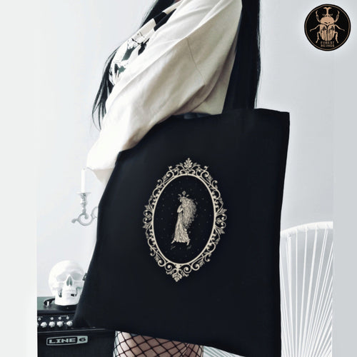 The Golden Deer Organic Gothic Tote Bag – forestbeings