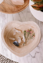 Load image into Gallery viewer, Deep Heart Wooden Bowl
